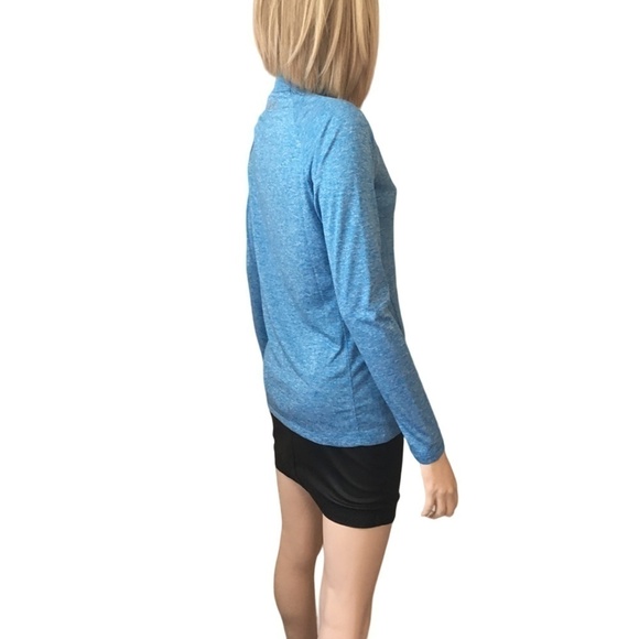 Under Armour Top Heat Gear Half Β½ Zip Front Pullover Shirt Active Wear Jacket - Picture 10 of 16